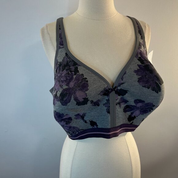Lane Bryant Cacique Women's Floral No-Wire Full Coverage Bra - Size 50C - NWT - Picture 3 of 4